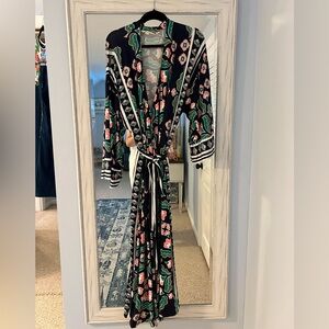 Wrap style floral dress by Boden